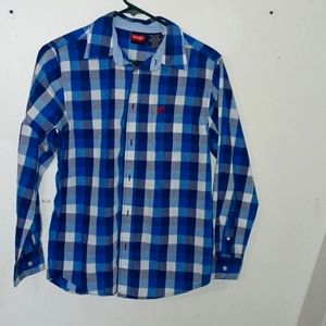 Wrangler boys button down shirt